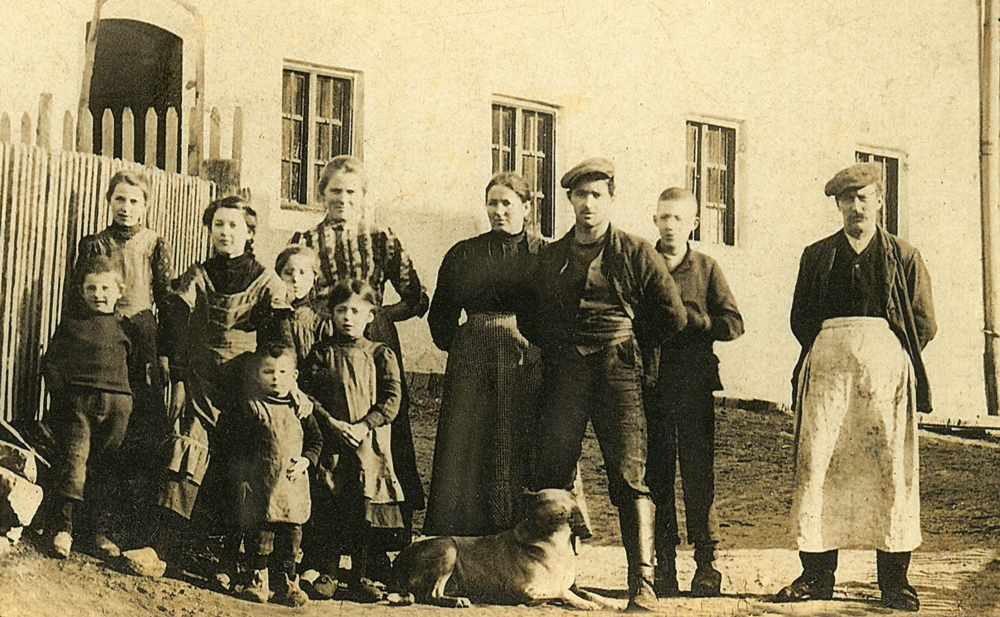 Metzgerfamilie 1914