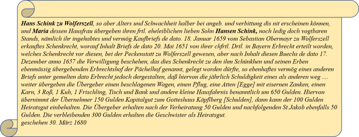 Uebergabe 1680
