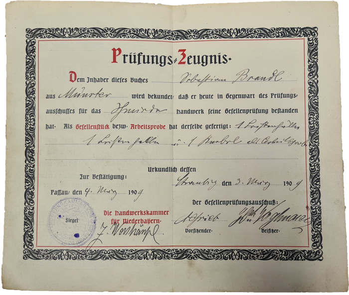 Gesellenbrief