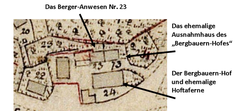 Uraufnahme 1827 beschriftet