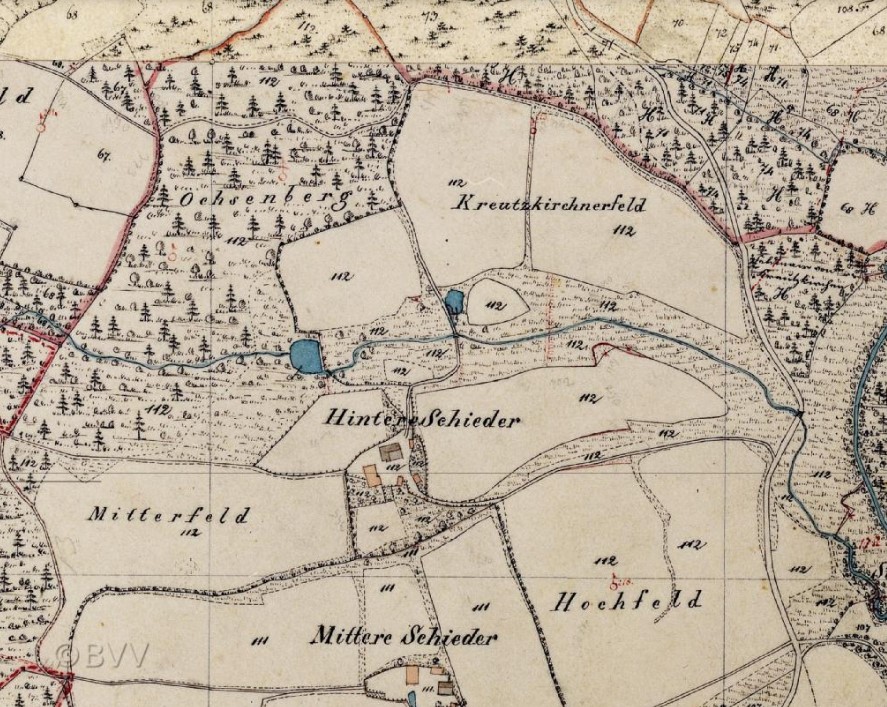 Hinterschida Uraufnahme 1827