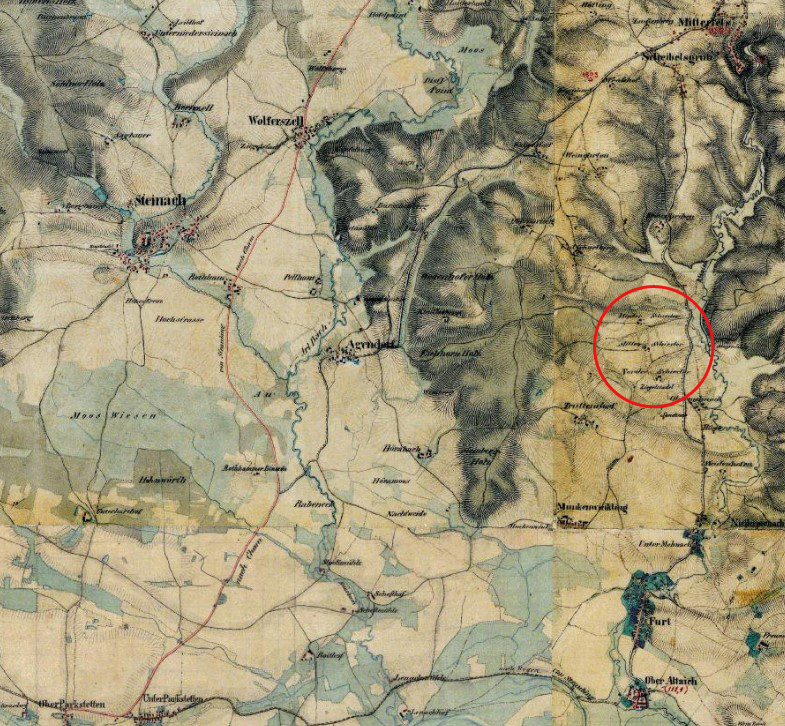 Karte 1860
