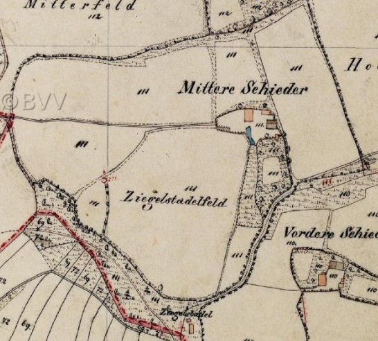 Mitterschida Uraufnahme 1827
