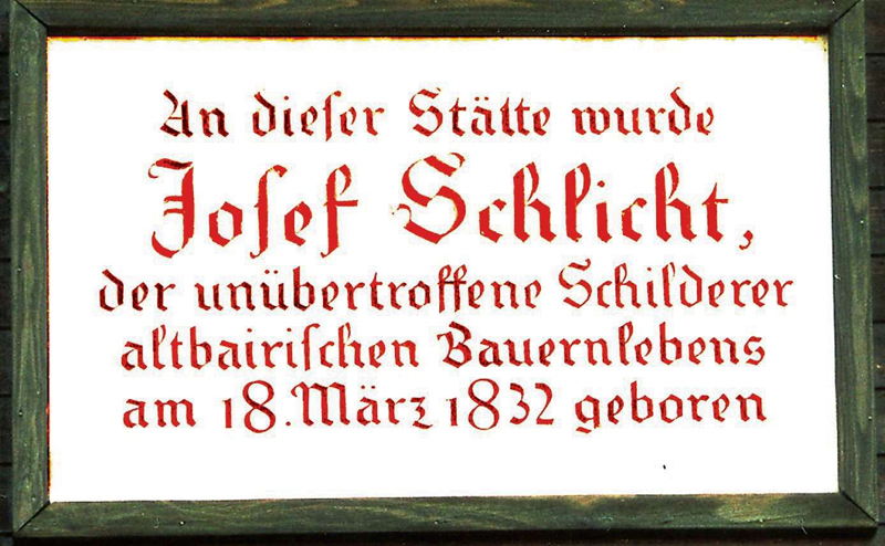schlicht gedenktafel