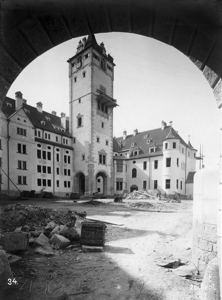 Bild 19 Blick Innenhof