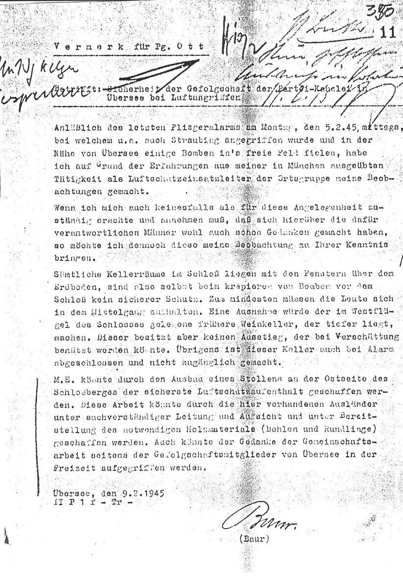 3 5 Schreiben Baur Luftschutzbunker