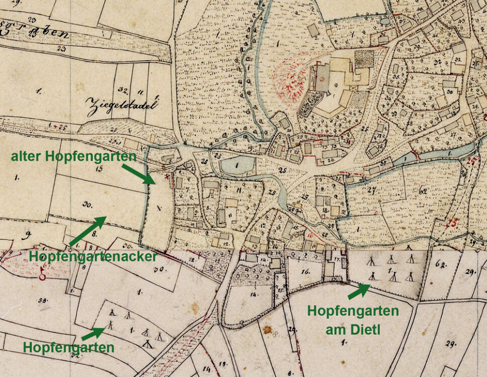 uraufnahme 1827 hopfengarten