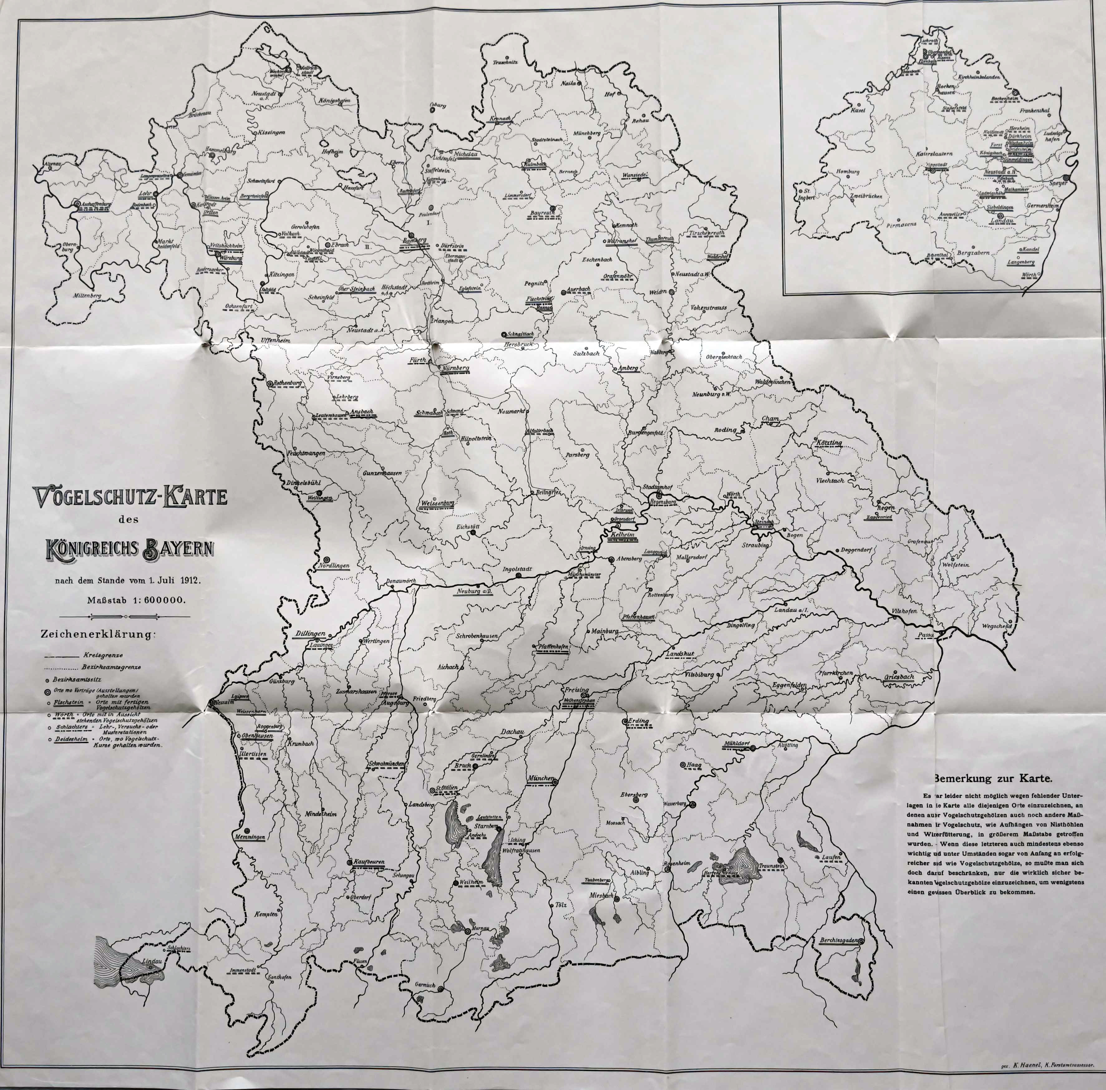 Vogelschutz Karte